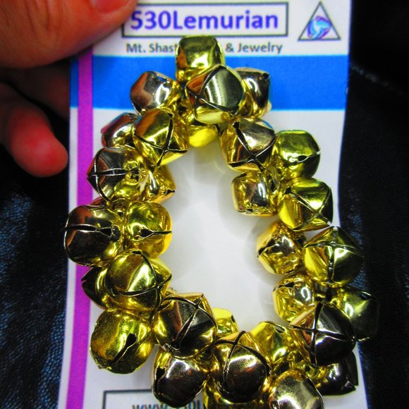 Christmas Bells 7" Stretchy Bracelet - Picture 2 of 3